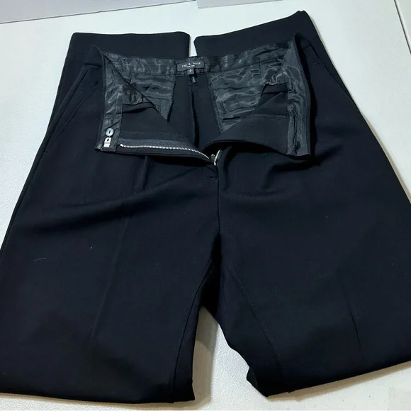 Rag & Bone NWOT Women's Irina Ponte High Rise Front Pleats Trousers Size… - Picture 9 of 10